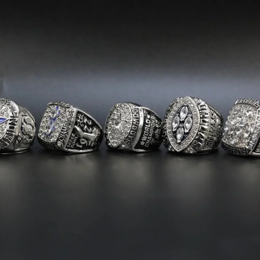 Dallas Cowboys Fan Edition 5 Super Bowl Ring Set - Picture 4 of 4